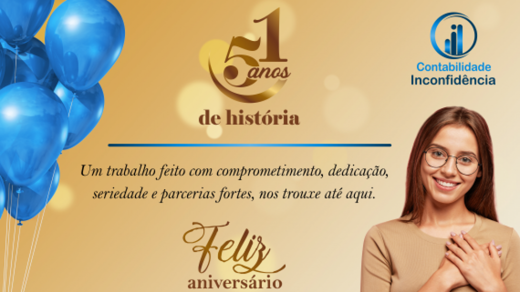 Feliz Aniversário Contabilidade Inconfidência